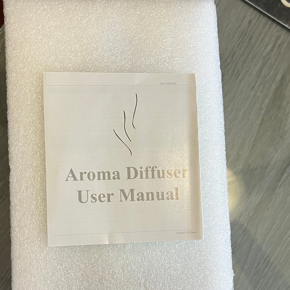 Aromatherapy Diffuser silver/black Glass 7x4 inches